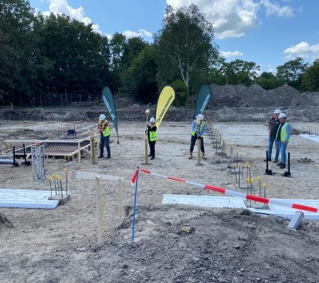 Start bouw woonhuizen in Sneek